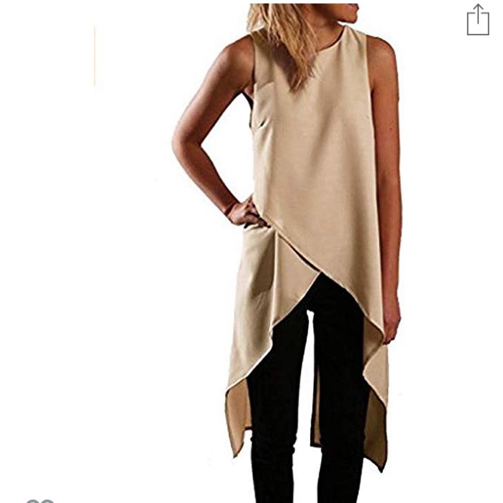 Tunic high low top